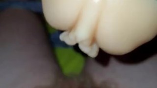 Quick creampie for my fleshlight