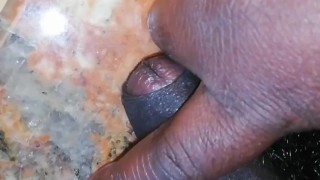  Fat Guy his Small Dick enjoy handjob