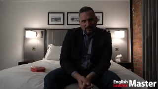 POV dilf with uncut cock makes love to sissy cd slut on and cums for her on Valentine's Day PREVIEW