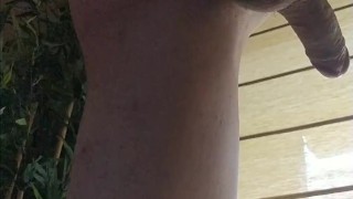 Jerking Off and Getting Ass Fucked by my Dildo