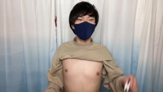 洗濯バサミを乳首に挟んでチクニーに挑戦しました!!!!!　ゲイ　ホモ　ノンケ　バイ　個人撮影　個撮　fc2　JapaneseGay イケメン