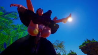 Furry Minotaur vs Horny girl | Big Cock Monster froggystyle | 3D Porn Wild Life