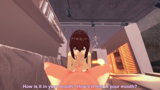 (POV) Makise Kurisu Sucks your Dick Hentai Steins Gate