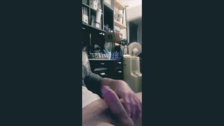 verbal bi sub moaning busts after hours of edging laughs from intense orgasm