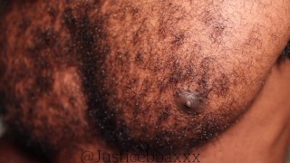 Hairy Chest Nipple Play