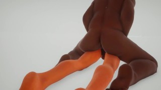 Max cummed 2 times from Nero's cock in his ass | gay sex wild life