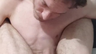 Giving myself a nice light blowjob before i go to bed