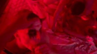 The guys arranged a hot group sex on an abandoned