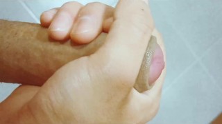 Jerking close up