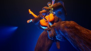 Tight ass guy on dillo furry