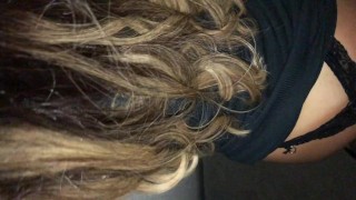 Saliamos a cenar y termino con la boca llena de leche |Public Sex| |Argentina|