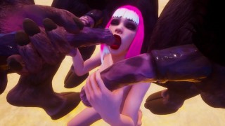 surprise double penetration Furry gangbang | wild life