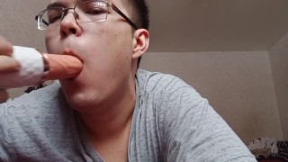 Dildo Blowjob