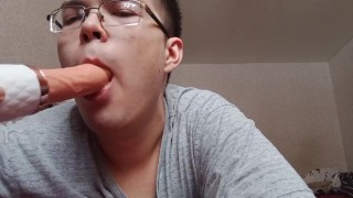 Dildo Blowjob