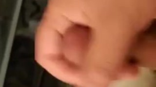 Quit jerk in the bathroom