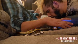 Straight Mechanic Gets Big Dick Serviced - JohnnyTrigger