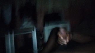 Emptying My Cum Storage Tank on The Floor