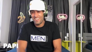 Papi - Diego Sans & Luis Rubi Watch Themselves Fuck & Review Their Scenes With The Crew Members