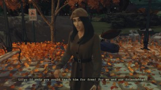 Sims 4. GYM «Flex nutt». Part 3 - A friendly gesture