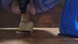 Taking 12in with cock cage on 