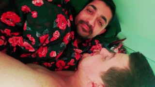 Massive Cumshot Riding a 10 inch Dildo and Watching @JoshyandLockey Porn