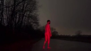 Long nude walk in public 