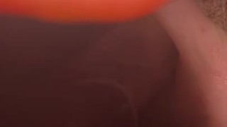 Sounding Rod Stuck inside Me while I Cum