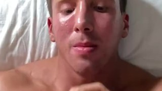 BLASTING CUM IN FACE AND MY EYES AHH - ONLYFANS: THEGRANDEE 