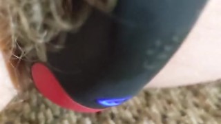 Morning jerk with a vibrator