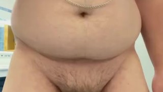 Piss in chastity and nipple clamp