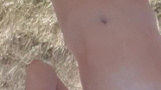 I walk naked outdoor 😎 wonderful 👏 experience