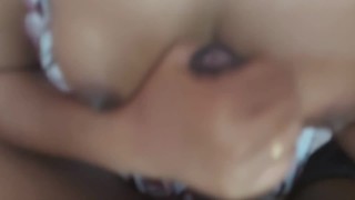 Morning Amature Slut Titjob And Gets Cum On Her Breasts - CamLucy උදේම කානුව කපලා කැරි නෑවා
