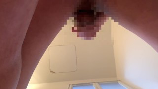 下からみたオナニー