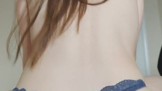 Parents not home: stepsister makes me creampie her and then she puts it back in!