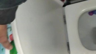 Pig Boy Pisses on His Hand a Little, Then Jerks Off in the Living Room, and Cums Close Up