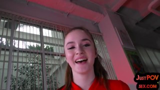 Greedy beauty anally riding lucky guy POV
