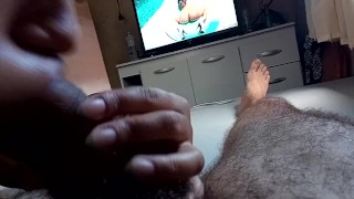 when she sits down i already ejaculated even before the porno video starts, delicious ebony