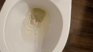 Tried to make it to the toilet, made a mess in the bathroom 