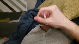 Shooting cum on myself with slowmo replay