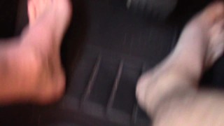 driving barefoot in Tampa Bay