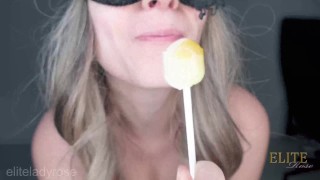 lollipop licking with braces