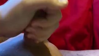 Wanking is the best type Self care with big cumshot 
