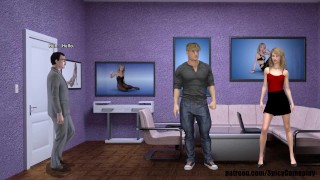 Adventures Of Willy D: Boyfriend Invites Another Guy To Fuck His Girl In A Threesome-S2E29