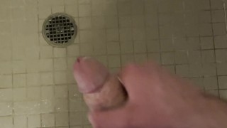 Jerking Off in College Shower