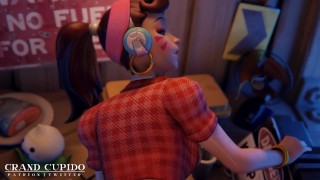 Dva Sex in Garage [Grand Cupido]( Overwatch )
