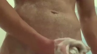 18yr big soapy cock
