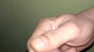 cock head massage and cumshot