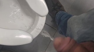 Pissing busy reststop