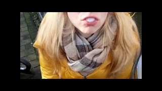 MEGA Public ..Sie bläst meinen Schwanz so Öffentlich wie...