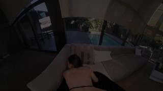 Curvy Babe Valentina Nappi Fucks During Interview VR Porn